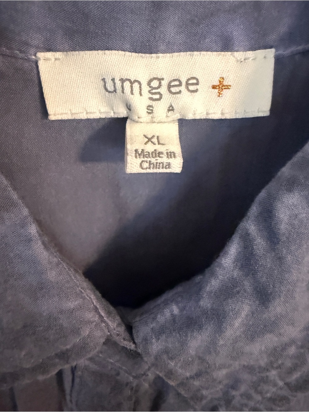 Umgee Sleeveless Button-Front Midi Dress in Dusty Blue - Picture 3 of 4